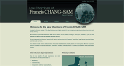 Desktop Screenshot of francis-changsam.com