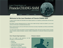 Tablet Screenshot of francis-changsam.com